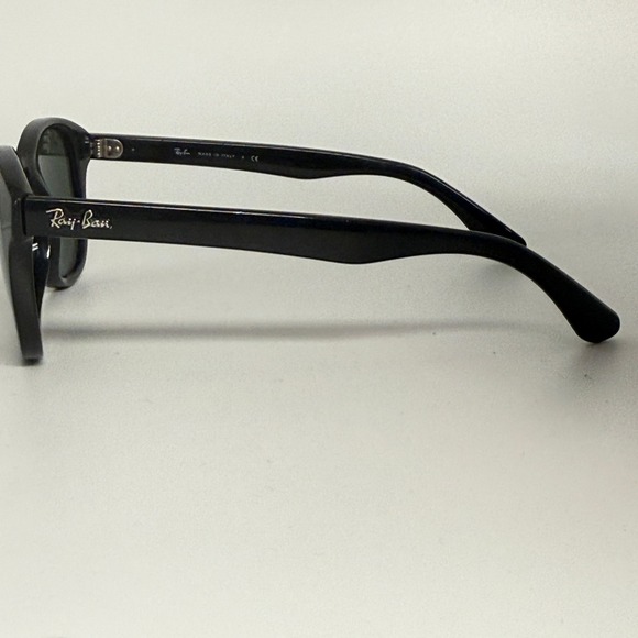 Ray-Ban RB4203 601 Black Round Sunglasses Green Classic G-15 Lenses 51mm Italy main image 6